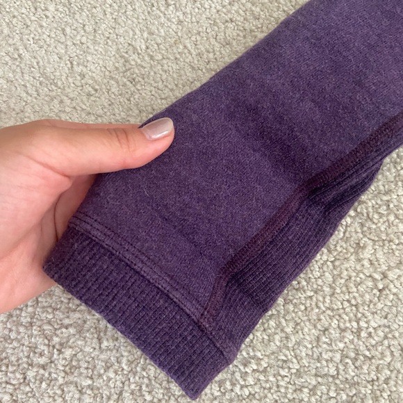 Lululemon purple peplum workout top - Picture 2 of 4